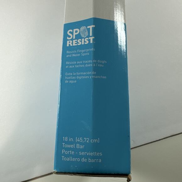 Moen ISO 18-Inch Towel Bar in Spot Resist Brushed Nickel DN0718BN New in Box! - Picture 3 of 6